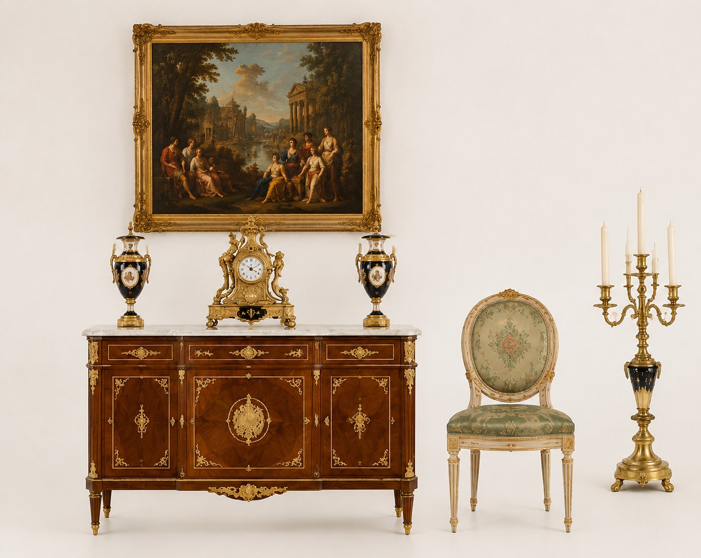 Mobilier ancien et tableaux